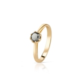 Pierścionek zaręczynowy złoty Tajemniczy