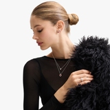 Naszyjnik srebrny z cyrkoniami