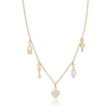 Naszyjnik srebrny pozłacany W.KRUK