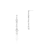 Kolczyki mosiężne z cyrkoniami