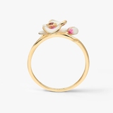 Pierścionek złoty Kwiaty Nocy