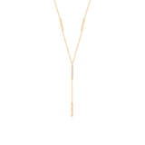 Naszyjnik złoty z cyrkoniami