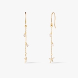 Kolczyki złote Santorini