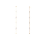 Kolczyki złote z perłami