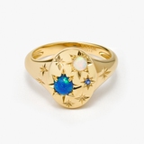 Pierścionek srebrny Alchemia