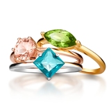 Pierścionek srebrny z cyrkonią