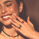 Pierścionek Golden Crystal Picky Pica Vesper