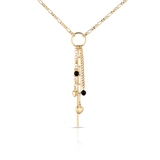 Naszyjnik srebrny pozłacany ATELIER