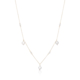 Naszyjnik złoty z perłami