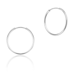 Kolczyki srebrne koła