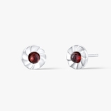 Kolczyki srebrne z bursztynem