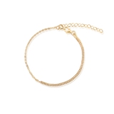 Bransoleta srebrna pozłacana