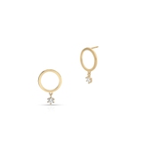 Kolczyki złote z cyrkoniami