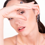 Kolczyki złote Lunapark