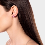 Kolczyki srebrne Kwiaty Nocy Różowy Bez