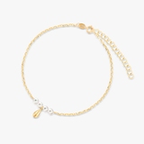 Bransoleta srebrna z perłami