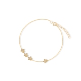 Bransoleta srebrna Little Star