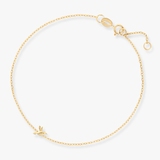 Bransoleta złota z kolibrem