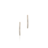 Kolczyki srebrne pozłacane z cyrkoniami