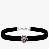 Choker aksamitka Retro