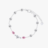 Bransoleta srebrna z cyrkoniami Ceremonials