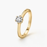 Pierścionek zaręczynowy złoty Jedyny