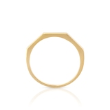 Pierścionek złoty linear