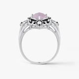 Pierścionek srebrny Royal Star