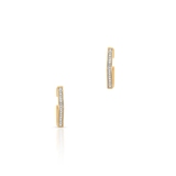 Kolczyki złote z diamentami