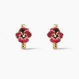 Kolczyki srebrne Kwiaty Nocy Bratki