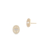 Kolczyki złote z cyrkoniami