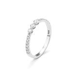 Pierścionek złoty z brylantami