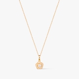 Wisiorek złoty z cyrkoniami