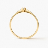 Pierścionek złoty zaręczynowy Jedyny