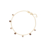 Bransoleta złota z kolorowymi cyrkoniami