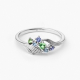 Pierścionek srebrny KOI