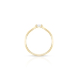 Pierścionek złoty z brylantem