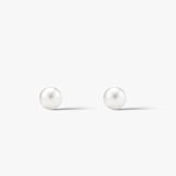 Kolczyki srebrne z perłą