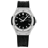 ZEGAREK HUBLOT CLASSIC FUSION TITANIUM DIAMONDS