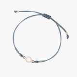 Bransoleta sznurkowa z kółkiem