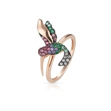 Pierścionek srebrny Preludium