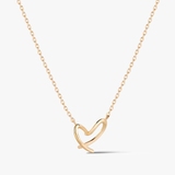 Naszyjnik złoty z sercem