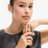 Sygnet złoty z tygrysim okiem