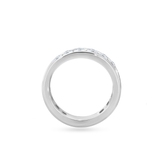 Pierścionek białe złoto z brylantami