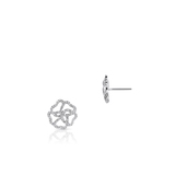 Kolczyki białe złoto z diamentami