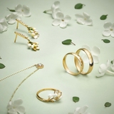 Kolczyki srebrne Kwiaty Nocy Konwalia