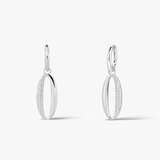 Kolczyki srebrne z cyrkoniami