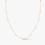 Naszyjnik złoty z perłami