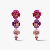 Kolczyki złote Kwiaty Nocy Zawilce