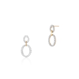 Kolczyki złote z brylantami